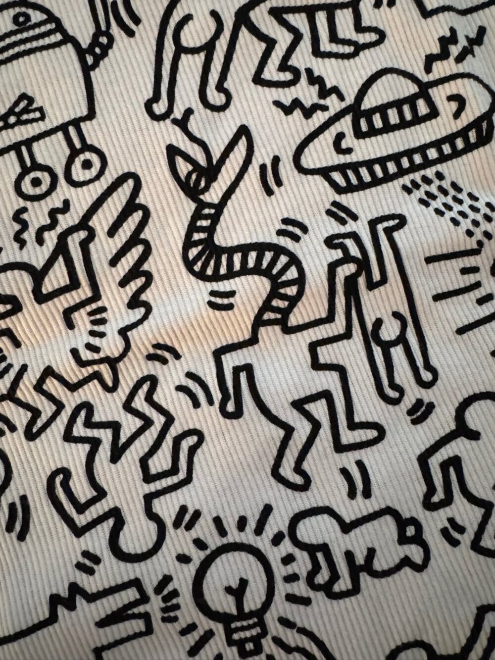 Keith Haring Crop Top Graphic Tee - Picture 4 of 4